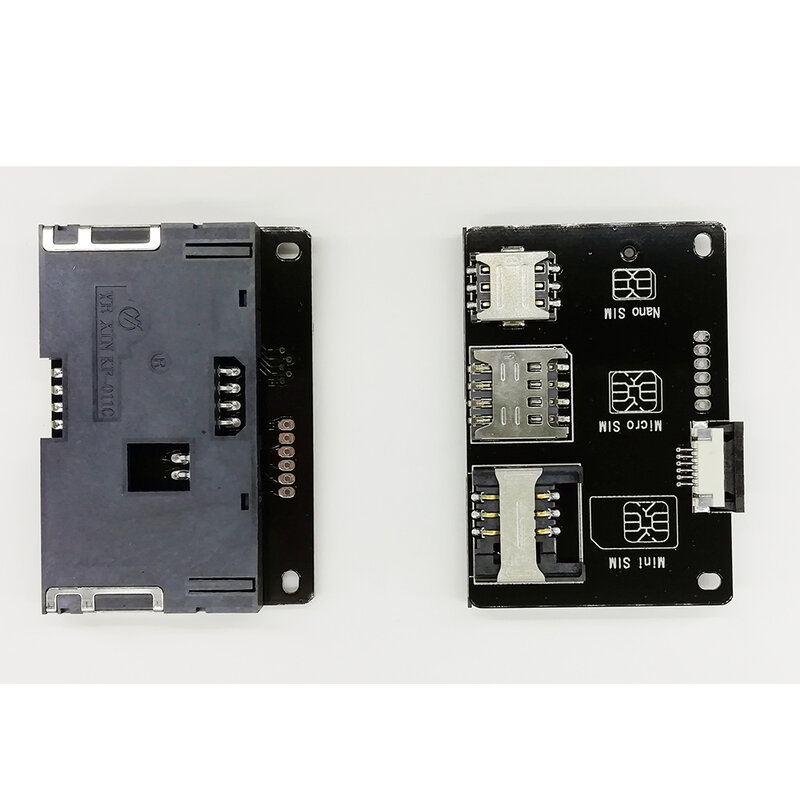 4 in 1 Telefoon IC Card Activering Tool Micro Sim-kaart Converter Card Extension Adapter Nano SIM FPC 15cm flexibele Kabel Lijn