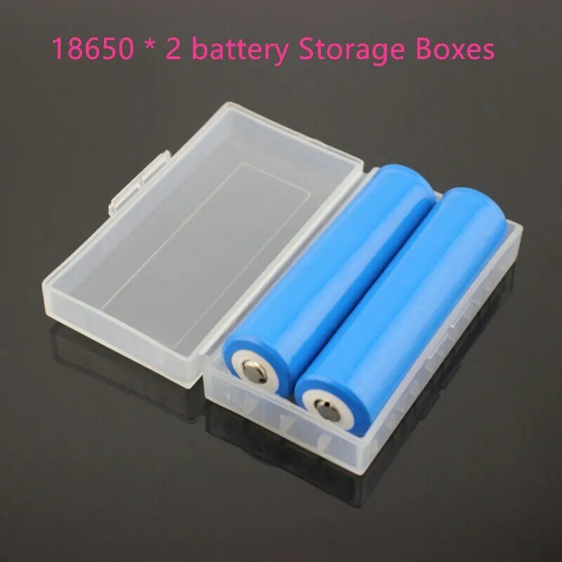 Kostenloser versand Kunststoff Batterie Halter Box Container Für AA AAA 18650 1450016340 17500 CR123A Batterie Lagerung Boxen Fall Abdeckung