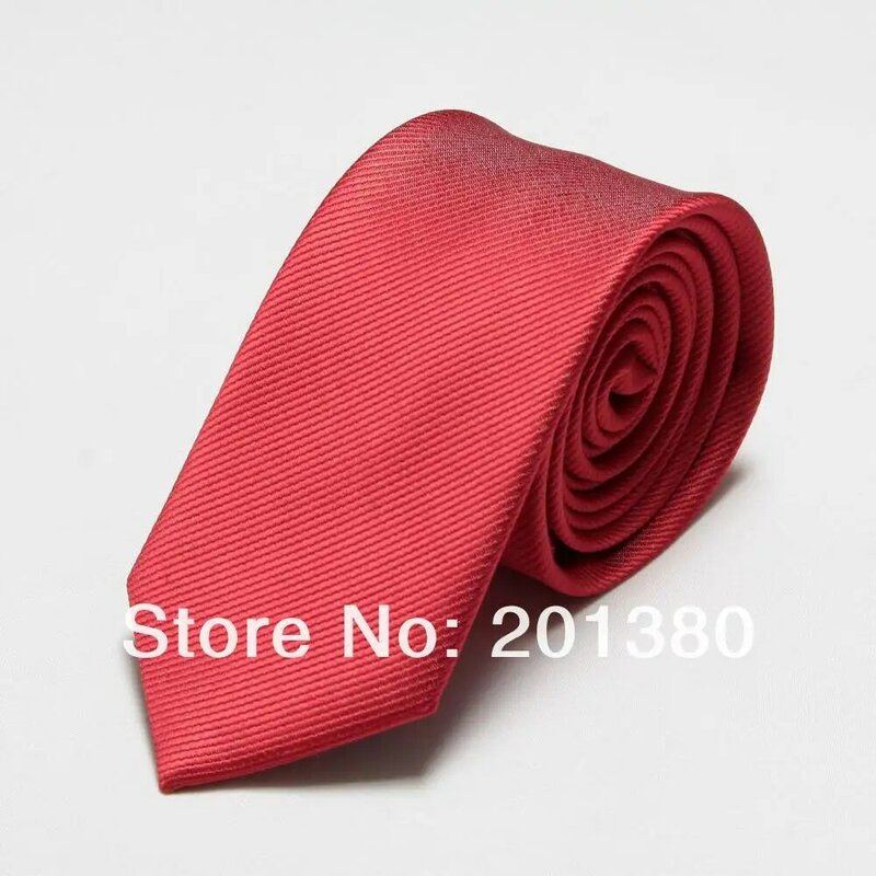 2019 moda poliester wąski krawat szyi skinny krawaty dla mężczyzn 6 cm szerokość corbatas gravata