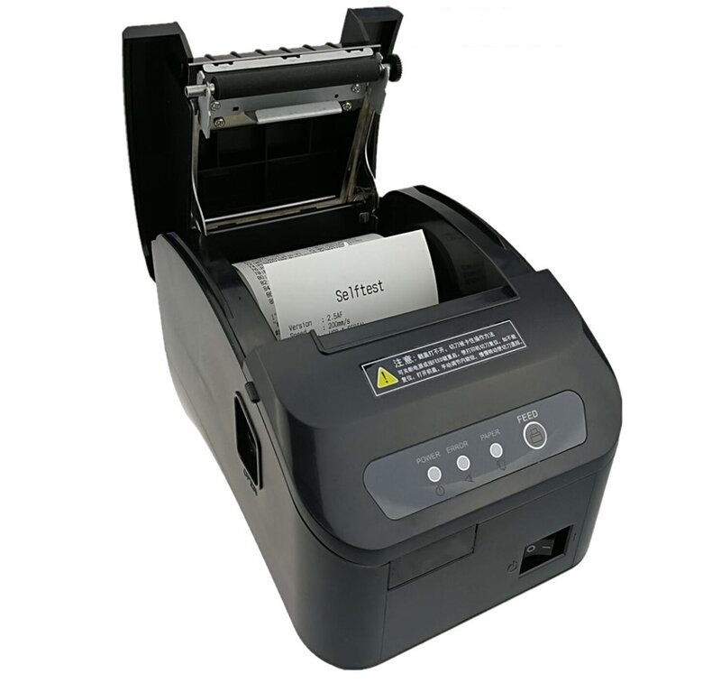 Recibo Térmico Pequeno Bilhete Barcode Print Máquina De Corte Automático, Pos Impressoras, Alta Qualidade, Atacado