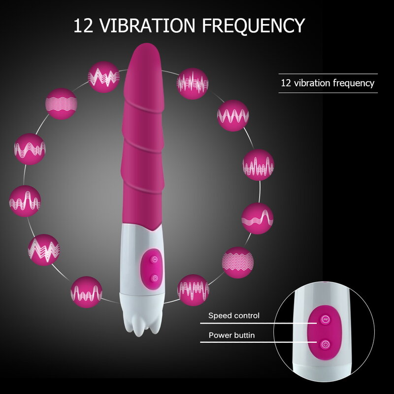 10 Speeds Clitoral Vibrator Sex Toy for Women, G Spot Clit Massage Anal Plug Dildo Vibrating Masturbator Sex Products for Adults