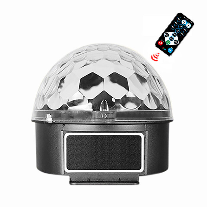 Светодиодный сценический светильник, 6 цветов, волшебный хрустальный шар, дискотека, освесветильник для вечеринок, 110-220 В, лазерный светильник ственский проектор