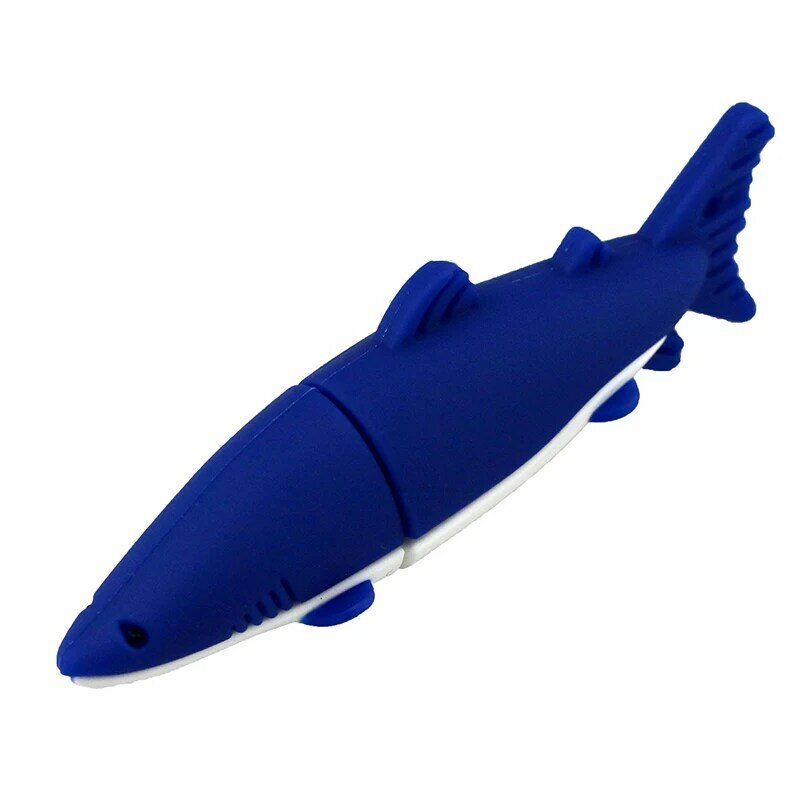 Usb-флеш-накопитель в стиле мультяшных рыбок, акул, 4 ГБ, 8 ГБ, 16 ГБ, 32 ГБ, 64 ГБ