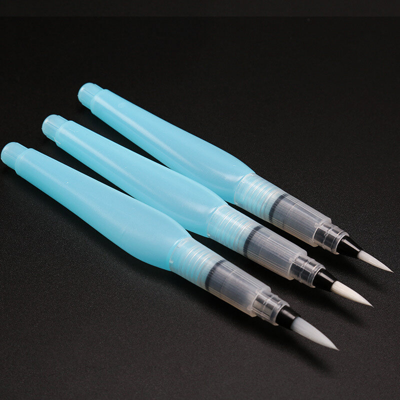 3 Pcs Painting Pen Office Stationery 1 Set Ink Pens Water Brushes Art Supplies Refillable Calligraphy Drawing