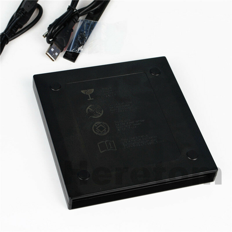 12,7mm USB 2,0 DVD/CD-ROM Fall, IDE/ PATA zu SATA Optisches Laufwerk Externe Gehäuse Für Laptop
