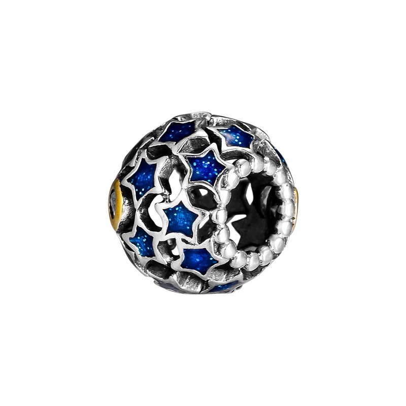 100% 925 فضة الأزرق ستار حلية صالح لصنع ماركة مجوهرات ثعبان سلسلة سوار حلية المرأة