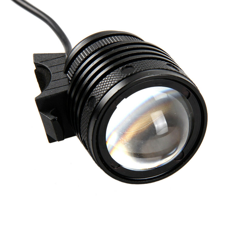 Lampe de poche LED XML-T6 Zoomable pour vélo, feu avant et arrière de bicyclette, torche rétractable, lampe de bicyclette, 1200Lm