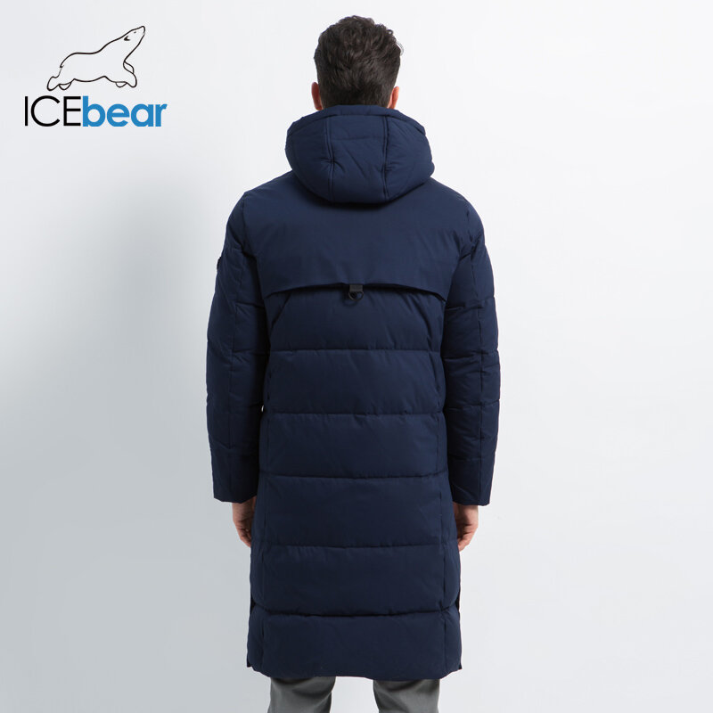 2019 nowa męska kurtka zimowa długi płaszcz męski z zamkiem męska bluza z kapturem płaszcze wysokiej jakości mężczyzna zima odzież marki MWD19913D