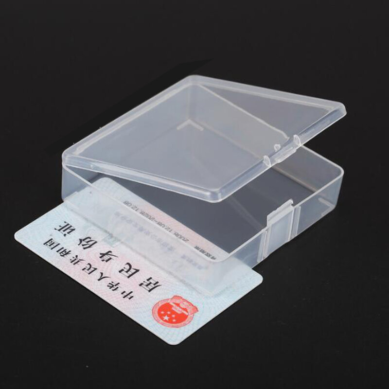 مبيعا شفاف صندوق تخزين من البلاستيك واضح مربع متعددة الأغراض عرض صندوق تخزين المجوهرات البلاستيكية صناديق 8.2*8.2*2.3 سنتيمتر
