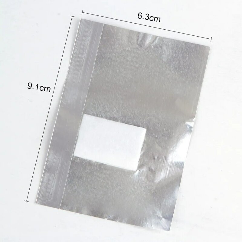 Removedor de papel de aluminio para manicura, envolturas para quitar esmalte de uñas en Gel acrílico, 100 piezas