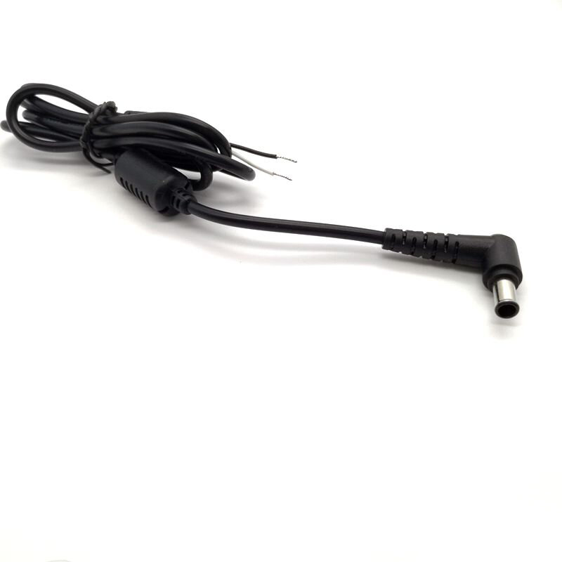 2 stücke 6,0x4,4mm/6.0*4,4mm DC Spitze Stecker Netzteil Kabel Winkel Adapter Jack kabel für Sony Fujitsu Laptop Ladegerät AC Adapter