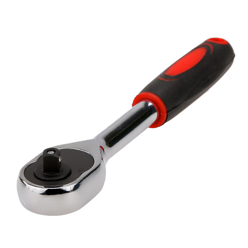 Weelee 1/2 3/8 1/4 High Torque Ratchet Wrench untuk Adaptor Rilis Cepat Square Kepala Kunci Socket Drive Tangan Alat Yang tipe