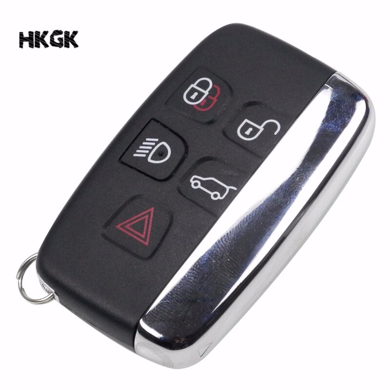 5 Button Remote Car Key Shell Case For Land Rover Range Rover Sport Discovery 4 Evogue LR4 2010-2015 Refit