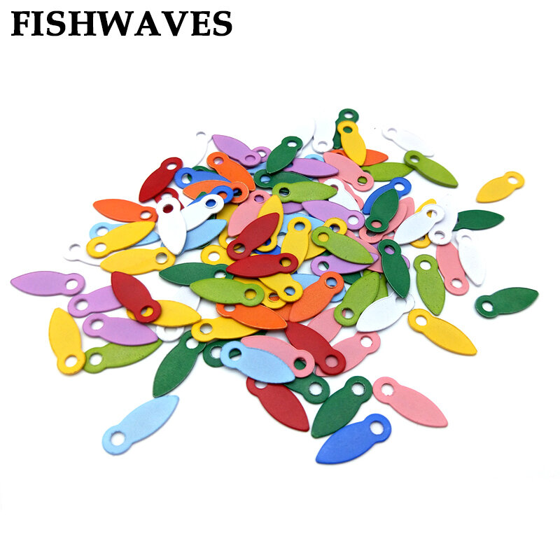 FISHWAVES 100Pcs 10 Màu Brads Album Hình thủ Khung Trang Trí Brads Tôn Dáng Thêu Sò Cho Xoay Móc Khóa Nút