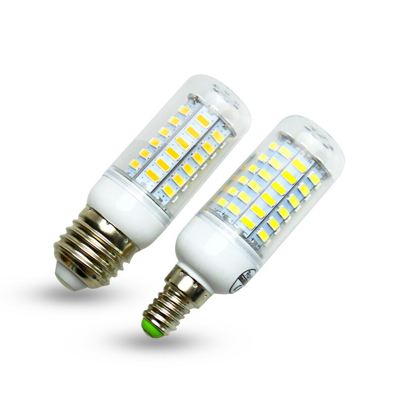 Lámpara LED para decoración del hogar, luces de mazorca de maíz, 24, 36, 48, 56, 69, SMD 5730, E27, E14, 5730SMD