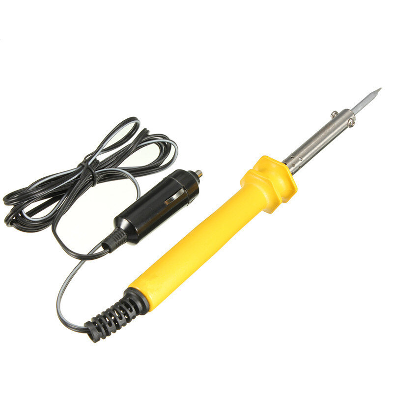 12V DC 30W Electric Soldering Iron Handle Heat Pencil Solder Station Rework Lighter Socket Auto Car Repair Solder Iron Tool