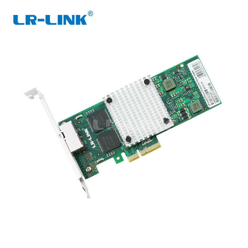 LR-LINK 9712ht placa de rede gigabit de porta dupla placa ethernet pci-express rj45 adaptador 10/100/1000mbps comparar com intel I350-T2