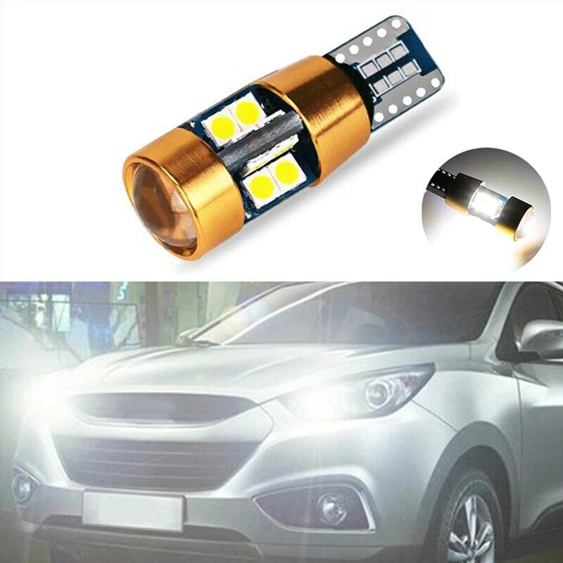 Luz LED de cuña para coche, accesorio nuevo T10 Canbus W5W, sin error, para Hyundai solaris accent i30 ix35 i20 elantra santa fe tucson getz, 1 ud.