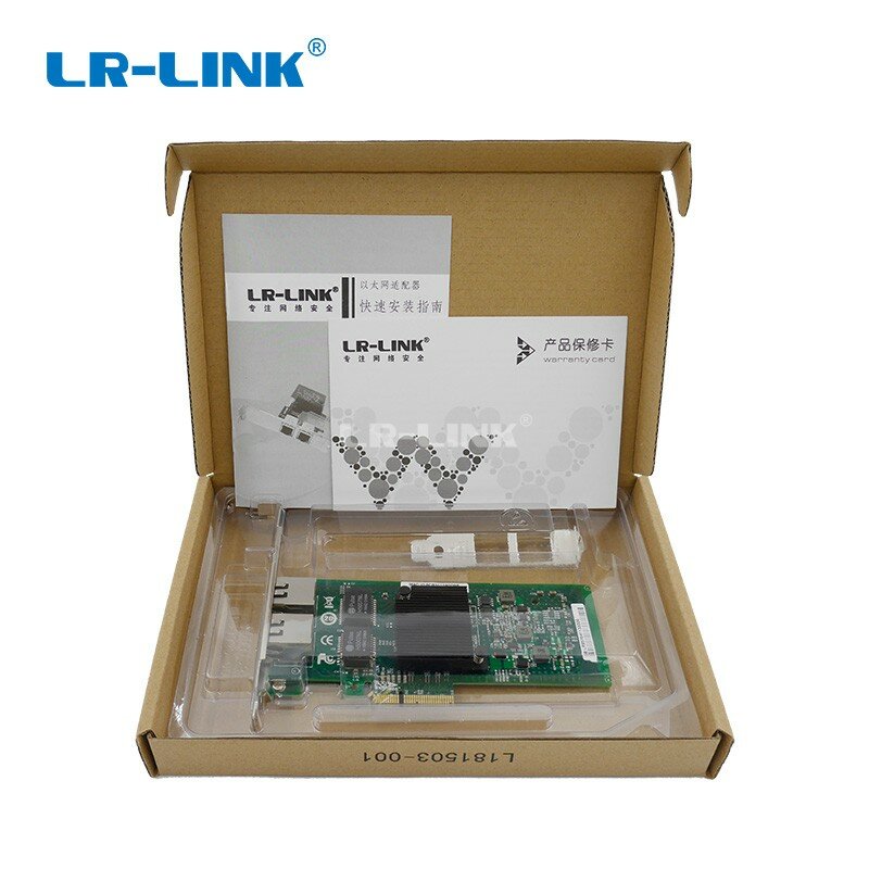 LR-LINK 9702ET Hai Cổng PCIe Card Mạng Gigabit 10/100/1000Mbps PCI Express Ethernet Adapter Intel năm 82576 Với Cấu Hình Thấp