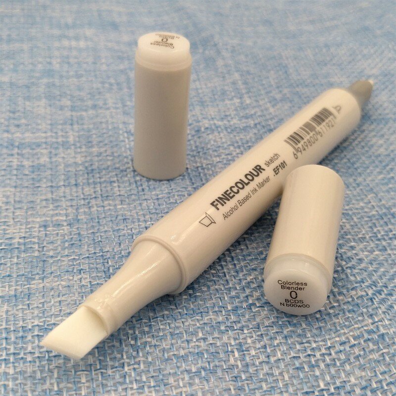 Finecolour EF101 спиртовые чернила, двусторонний маркер для эскизов, ручка для рисования манги, художественные маркеры