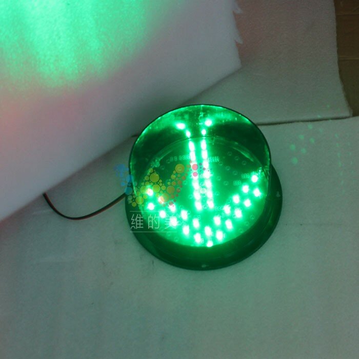 Promt용 DC12V 200mm 8 인치 LED 신호등 녹색 화살표, 신호등 교체