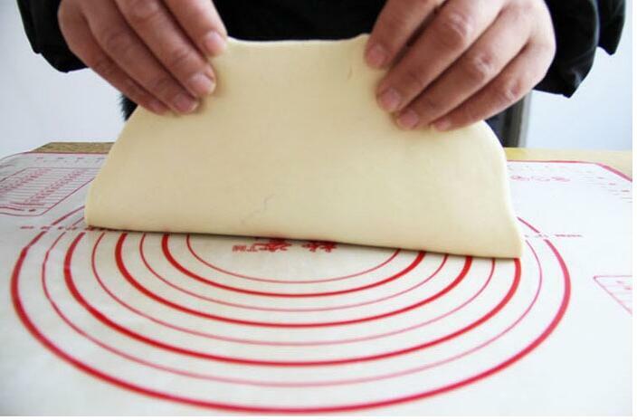 60*40CM New Non-Stick Silicone Glass Fiber Rolling Dough Large Size Baking Mat Kneading Pad Sheet Cake Macaron Kitchen Tools