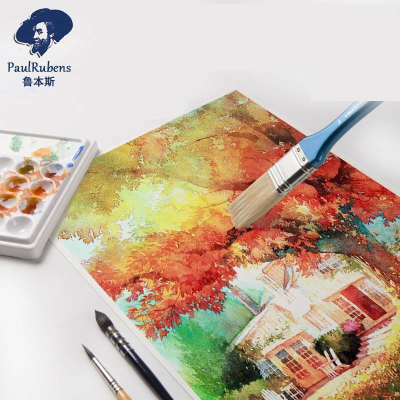 Rubens-papel aquarela profissional em 50% algodão, 300g/m2, material de arte para desenho, papel à prova d'água