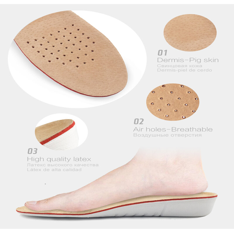 KOTLIKOFF wkładki skórzane wkładka podwyższająca świńska wkładka do buta wkładki wkładki lecznicze akcesoria do obuwia do butów mężczyźni kobiety pad