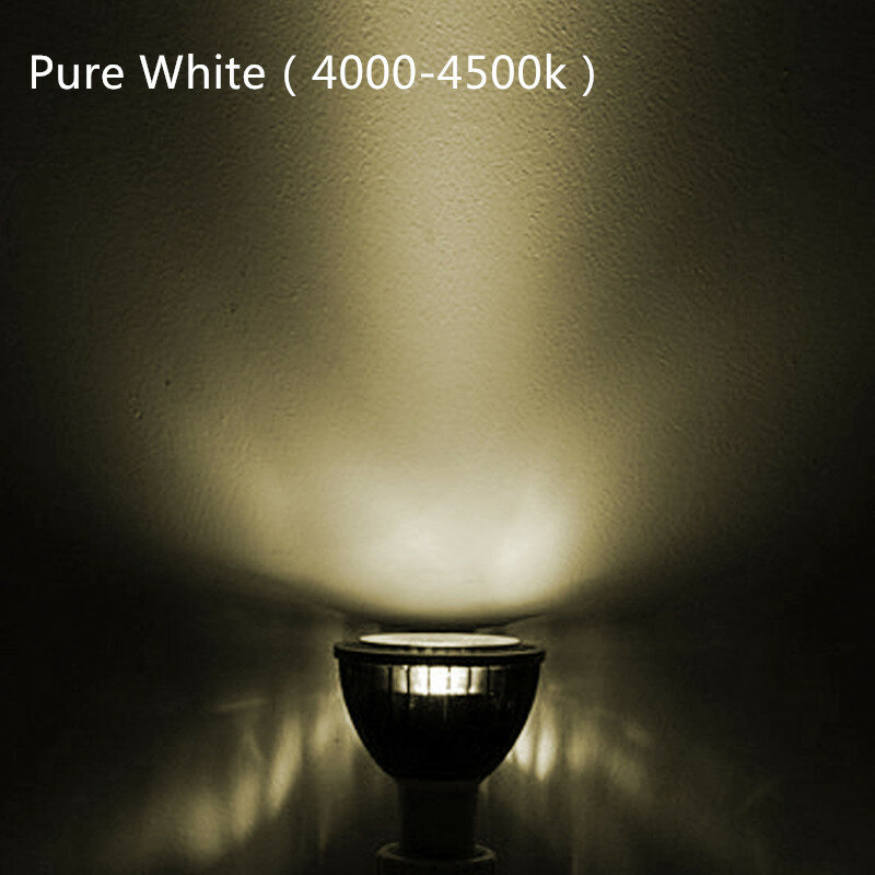 Lâmpada LED de alta qualidade Lâmpada Regulável, Branco Quente, Branco Puro, Branco Frio, 120 Ângulo de Feixe, GU10, 9W, 12W, 15W, 110V, 220V