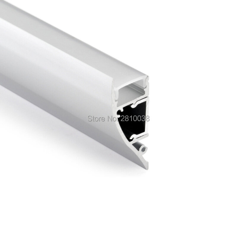100 X 2M Sets/Lot Wall washer led light aluminum profile Semilunar style aluminium led housing channel for wall up lighting