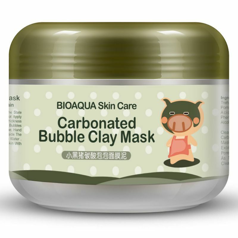 Masque d'argile nettoyante pour pores profonds à bulles carbonatées masque hydratant Anti-acné masque de traitement du sommeil soin du visage