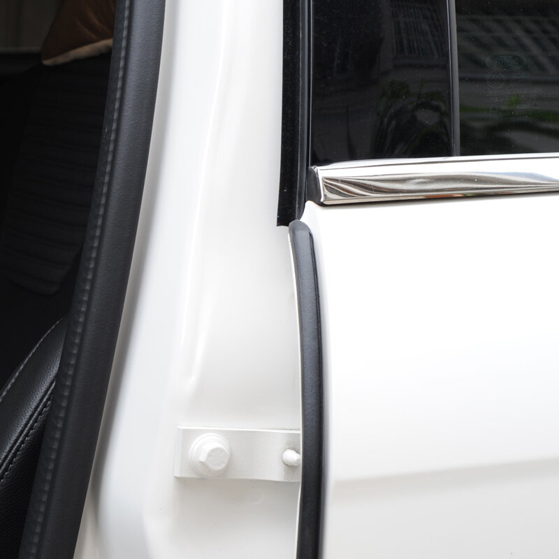 Porta do carro Rubber Seal Strip, Weatherstrip para proteção B Pillar, Seal Strip para Auto, 2pcs