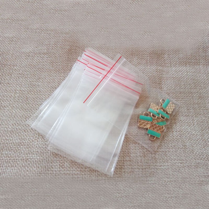 Bolsas Ziplock de plástico transparente, bolsas de plástico transparente con cierre de cremallera para tela/Navidad/regalo/bolsa de exhibición de embalaje de joyería, 8x12, 1000 Uds.