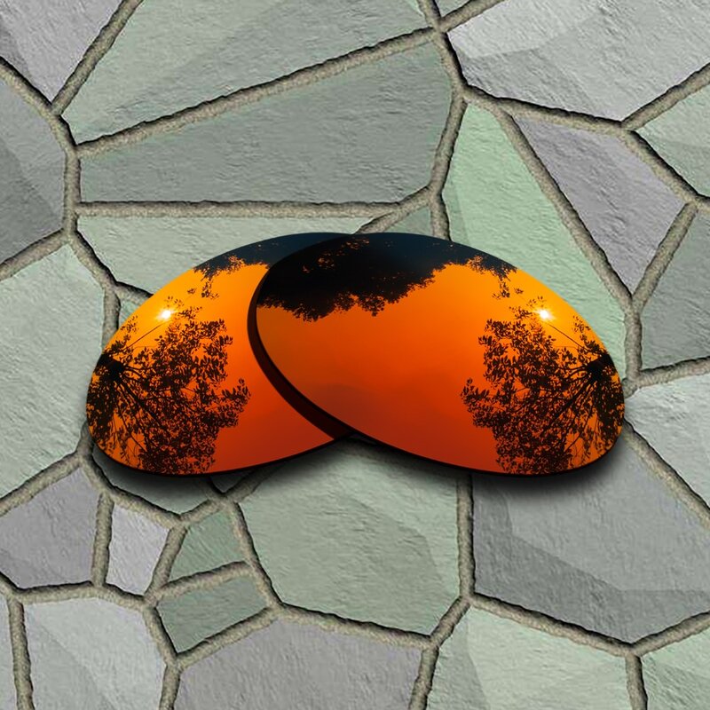 نظارات شمسية حمراء برتقالية عدسات بديلة مستقطبة لـ Oakley Romeo 1