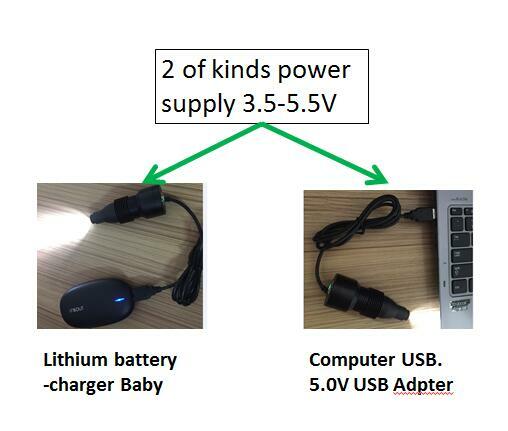 Fuente de luz LED portátil, USB, para endoscopio, FY208, 50 unids/bolsa, Envío Gratis