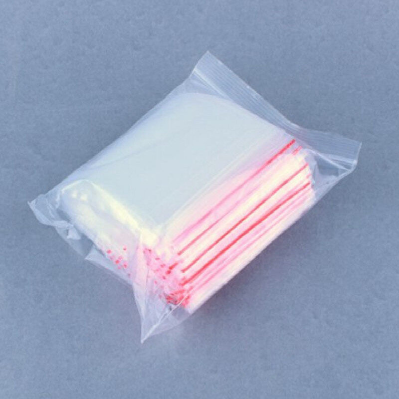 100 Stks/partij 6X9Cm Zip Lock Tassen Clear Poly Bag Hersluitbare Plastic Kleine Baggies Gift Candies Verpakking Zakken