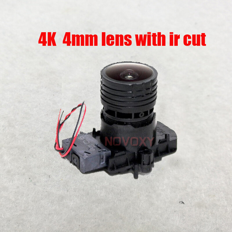 2.8mm 4mm 6mm 4K Lens 8MP Megapixel Fixed M16 Small Lens with ir cut  For 4K IP CCTV camera