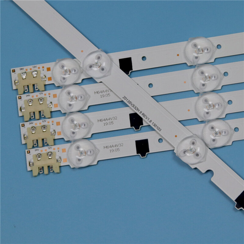 Kit de barres de rétroéclairage LED pour Samsung, bande de télévision, 9 lampes, UE32F4000AW, UE32F5000AK, UE32F5000AW, UE32F6400AK, UE32F6400AW