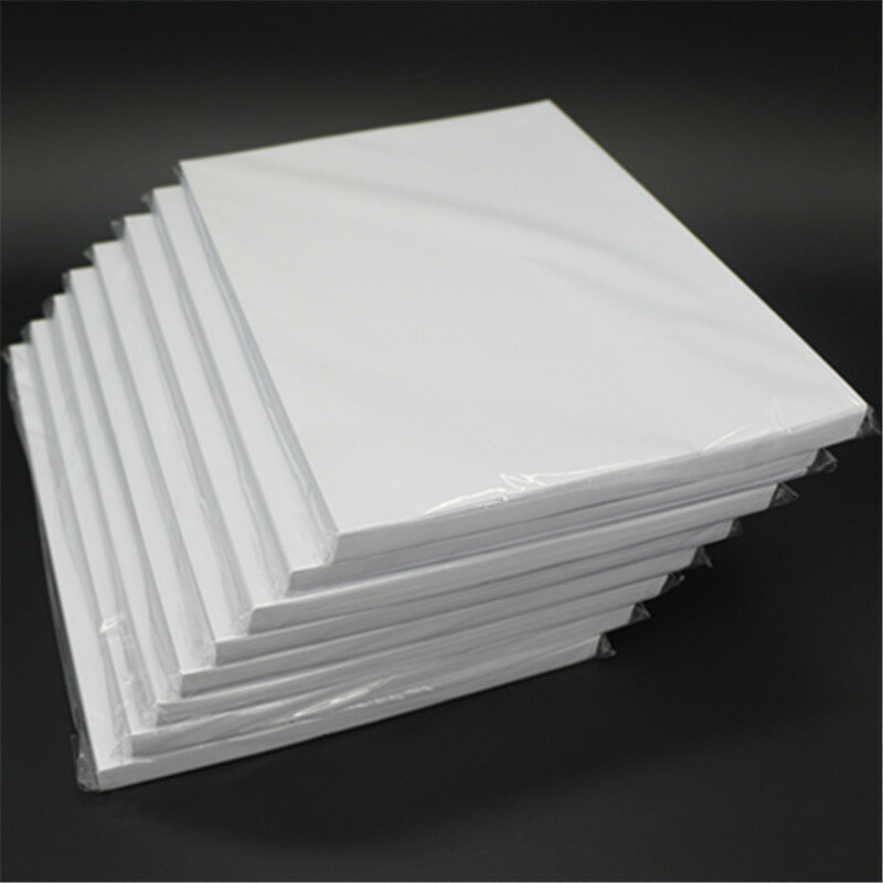 Feuilles de papier Photo à revêtement mat simple face, pour imprimantes à jet d'encre couleur A3 A4, 100g 108g, 128 feuilles