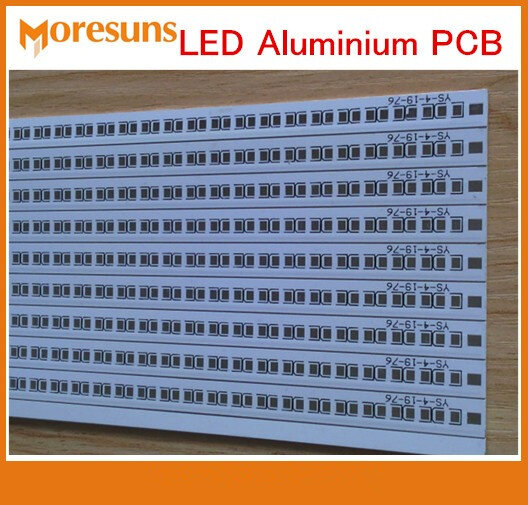 Placa de circuito impreso LED de aluminio, placa de circuito impreso de 1,0mm/1,2mm/1,5mm/2mm, 94V0, MCPCB de buen material, envío rápido
