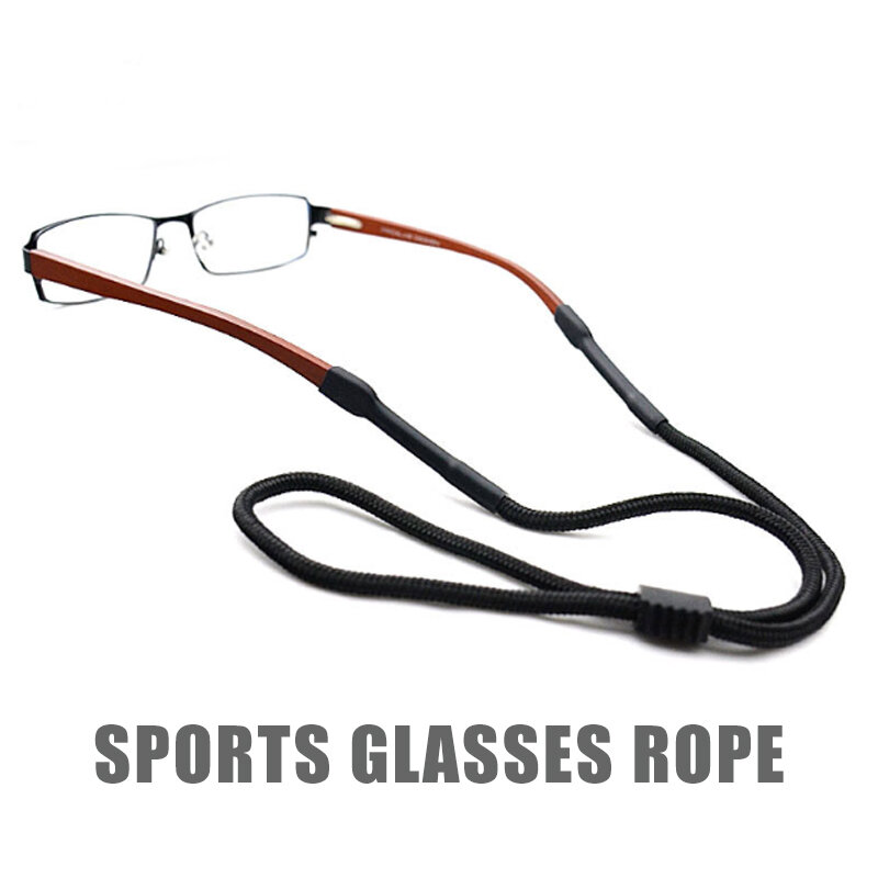 1 قطعة الرياضة نظارات حبل نظارات القراءة سلسلة الرقبة حامل حزام النظارات الشمسية نظارات النايلون الحبل