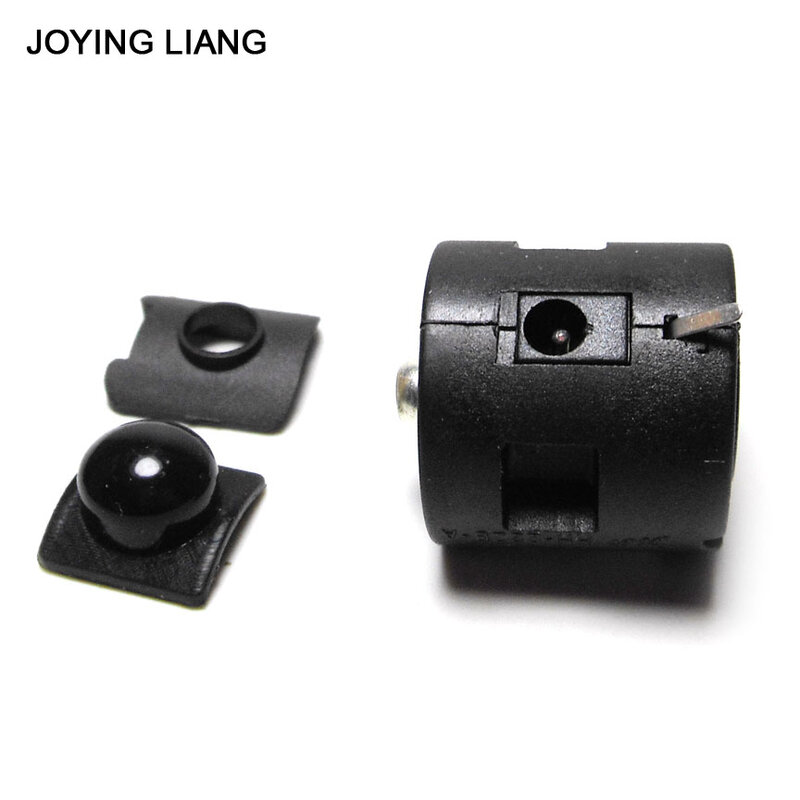 JOYING LIANG JYL-22ZB 원형 버튼 스위치, 손전등 중앙 스위치, 중간 부품 스위치 액세서리, 22mm 직경
