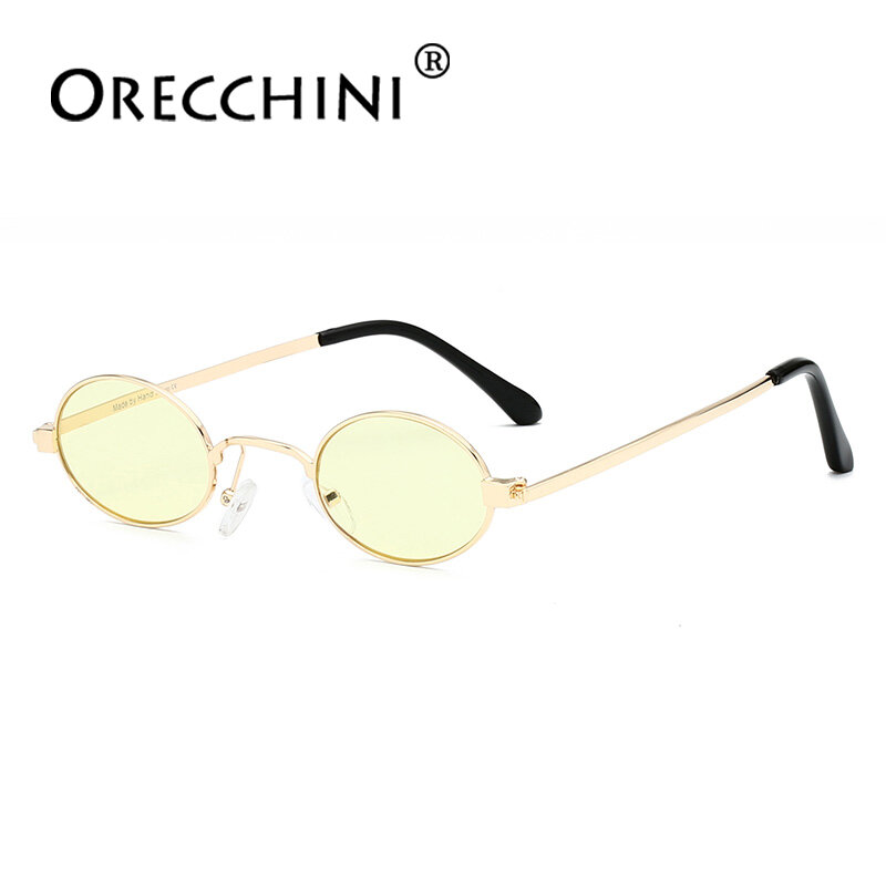 ORECCHINI New Women Vintage Western style Sunglassess Metal Round Design Travel Sunglasses Men gafas de sol muje UV400 MS18038