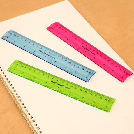 20センチメートル、30センチメートルテープ、柔軟な定規多色学生は容易ではないブレーク定規学校オフィス文具