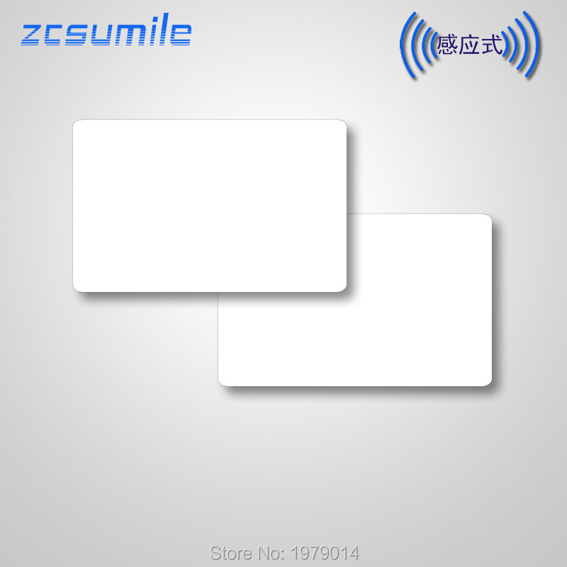 1 PCS Lege Witte PVC UHF Kaart met 915-960MHZ H3 EPC 6C zeer lange leesafstand smart kaart