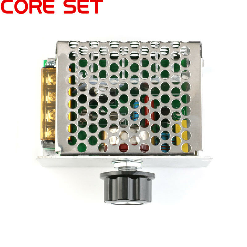 Ac 220 v 4000 w scr 전압 레귤레이터 디밍 조광기 모터 속도 컨트롤러 서모 스탯 전자 전압 레귤레이터 모듈