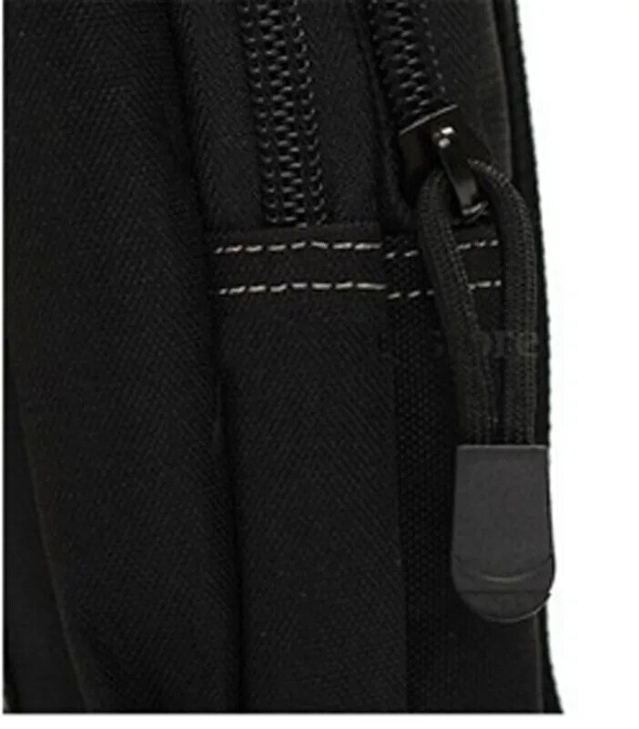 Bolsa militar de náilon para cintura, bolsa esportiva impermeável de náilon preta, pochete, cinto, para acampamento, caminhadas, 2019