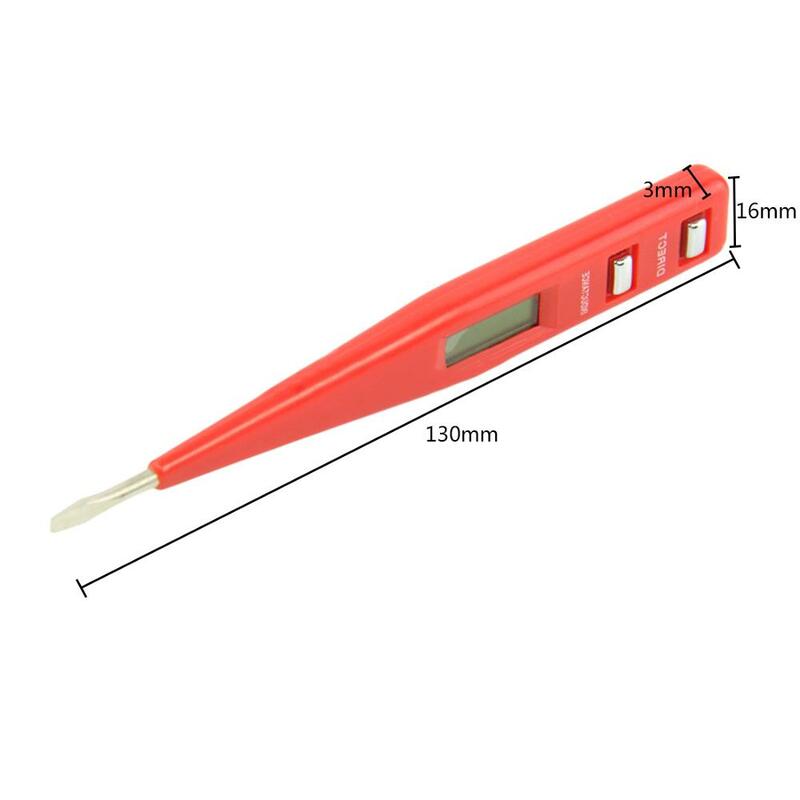 Elektryczny wskaźnik 12-1000V gniazdo ścienne gniazdo zasilania prądu przemiennego Tester napięcia długopis