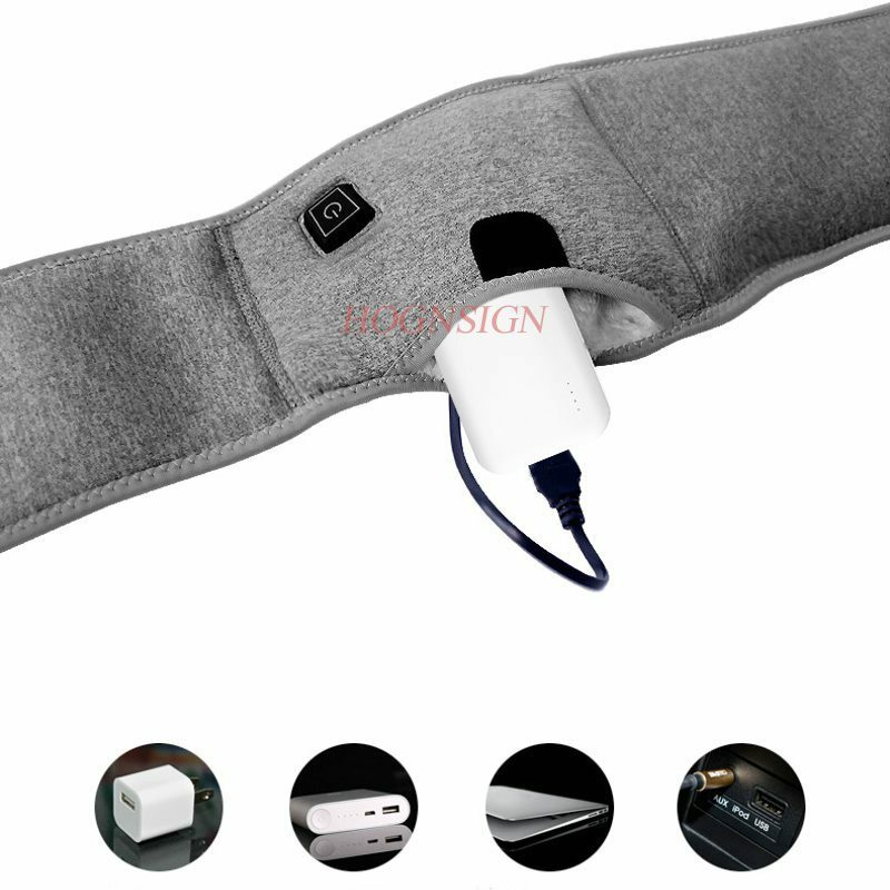 Mobile Charging Belts Warm Waist Plate Hot Compress Back Pain Electric Heating Electronic Heat Belt Moxa Bag Lumbar Massager