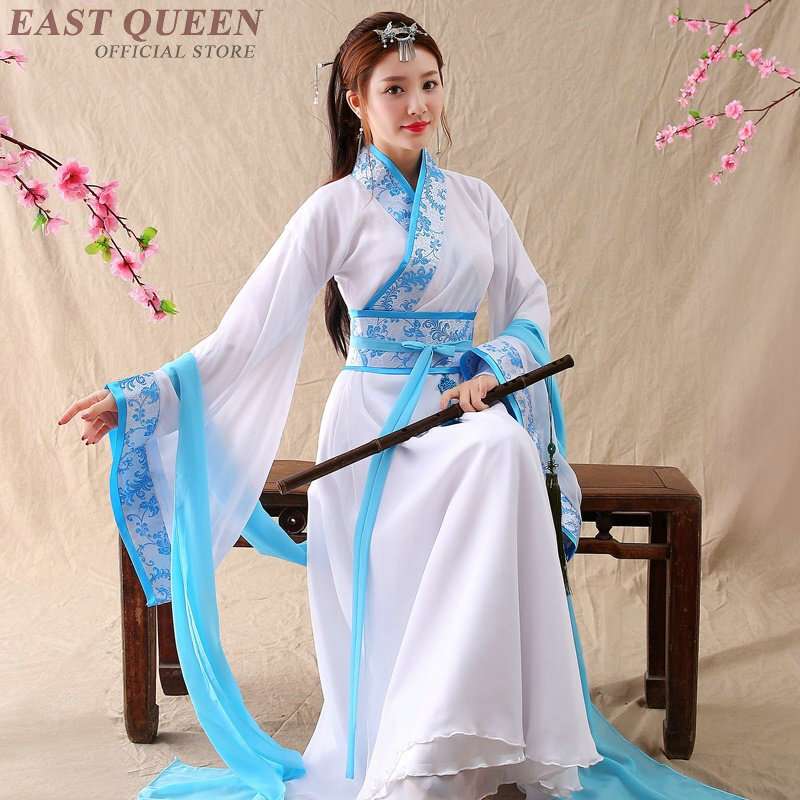 Dança de palco clássica chinesa hanfu, vestido tradicional feminino dd374 f